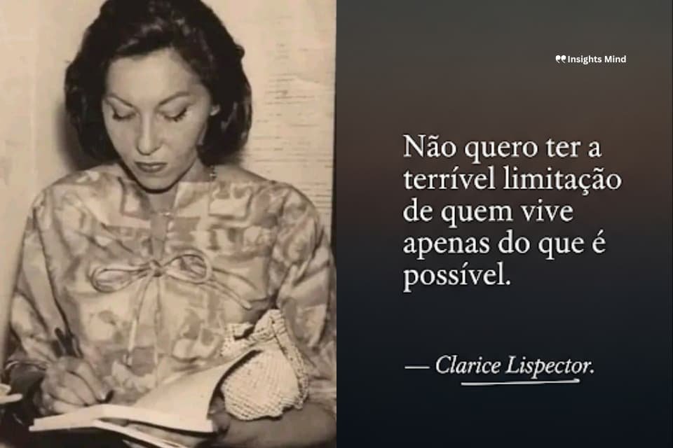 Frase de Clarice Lispector – número 39