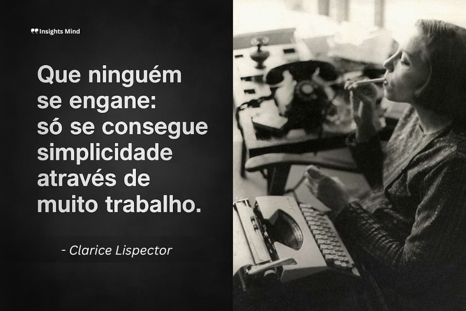 Frase de Clarice Lispector – número 7
