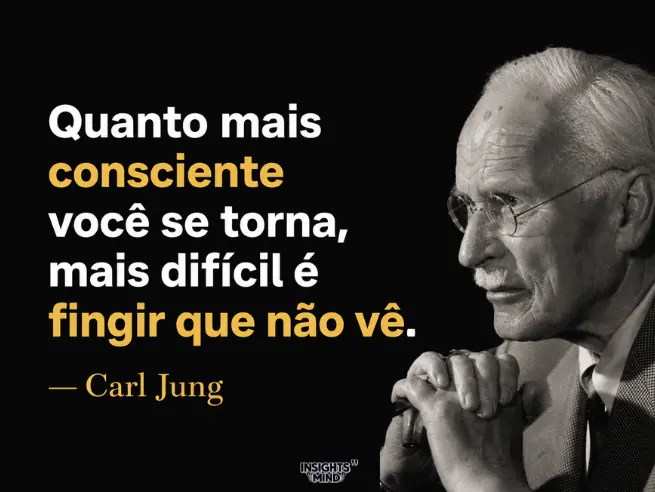 Frase de Carl Jung sobre consciência
