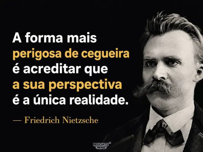 Frase de Nietzsche sobre perspectiva