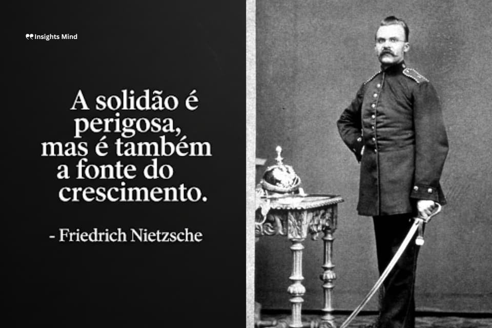 Frase de Nietzsche sobre solidão