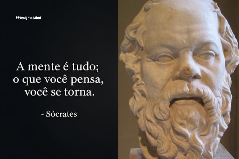 Frase de Sócrates sobre pensamento