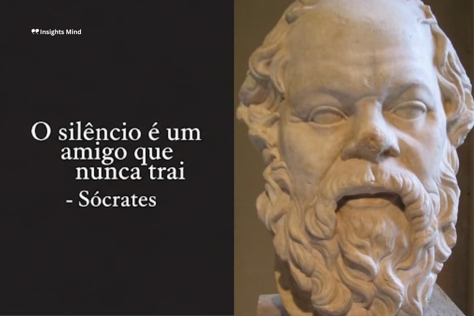 Frase de Sócrates sobre silêncio