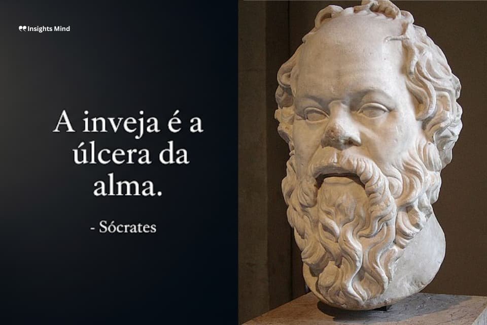 Frase de Sócrates sobre inveja