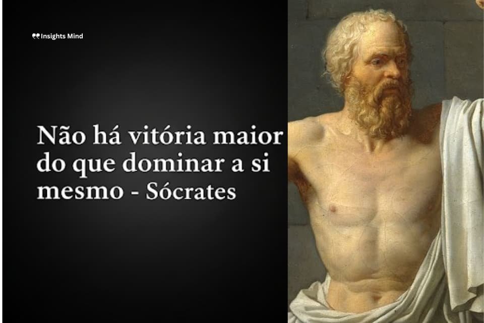 Frase de Sócrates sobre autodomínio