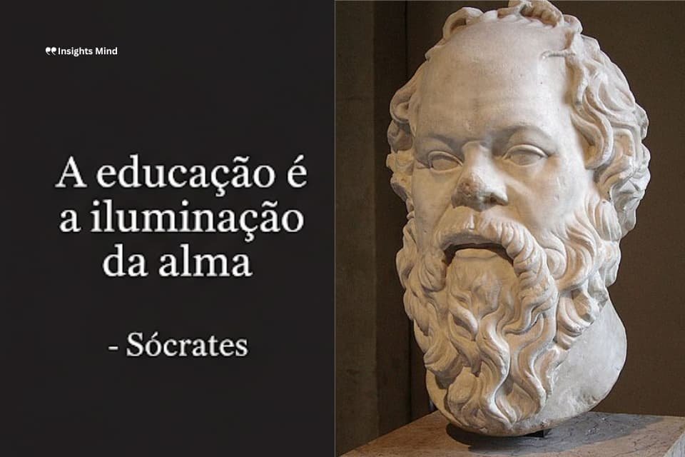 Frase de Sócrates sobre educação