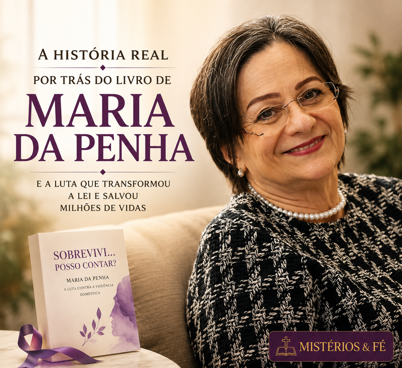 A história real por trás do livro de Maria da Penha e a luta que transformou o Brasil