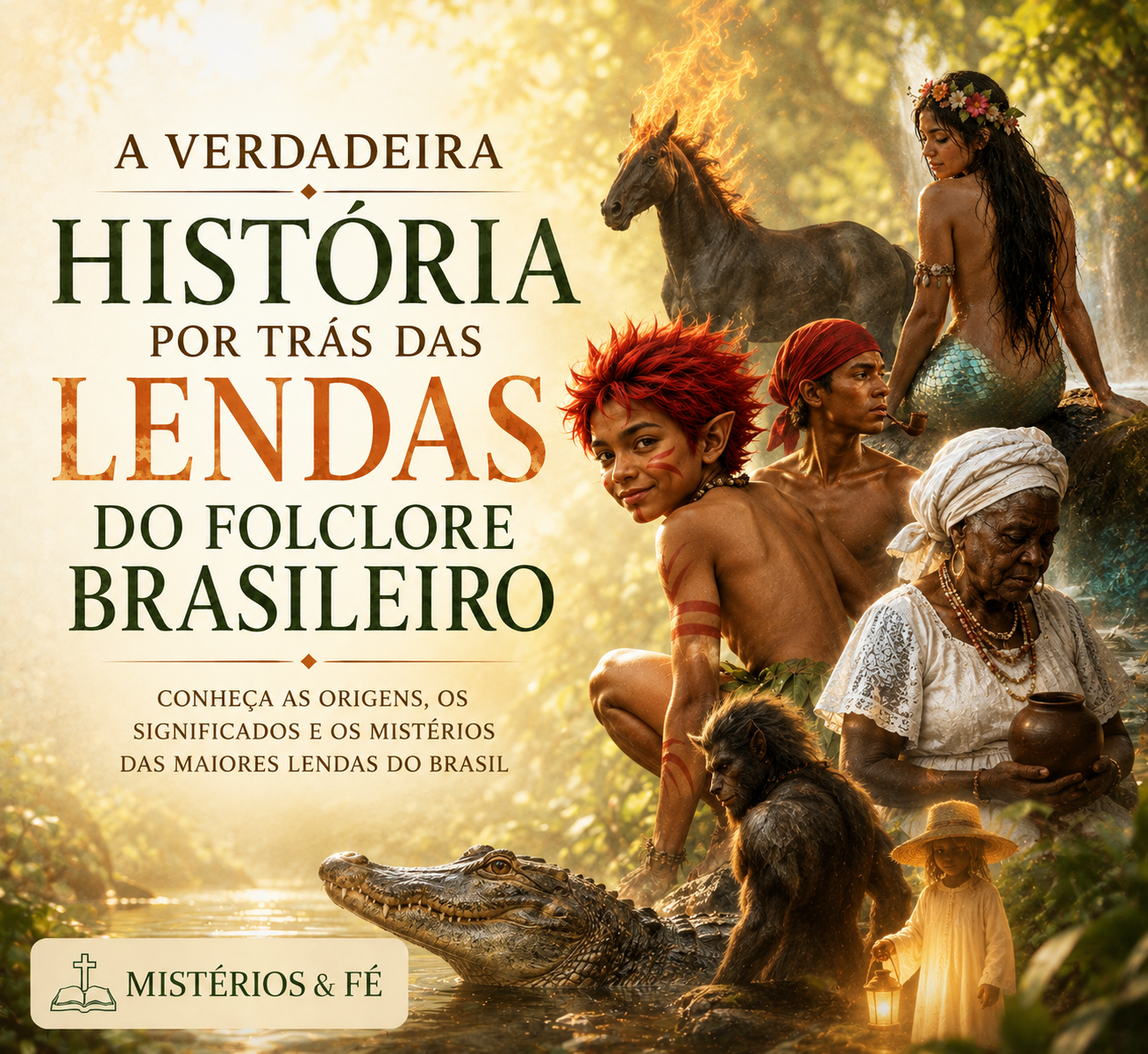 A verdadeira história por trás das lendas do folclore brasileiro